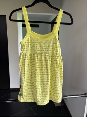 Fox Yellow Star-Print Tank